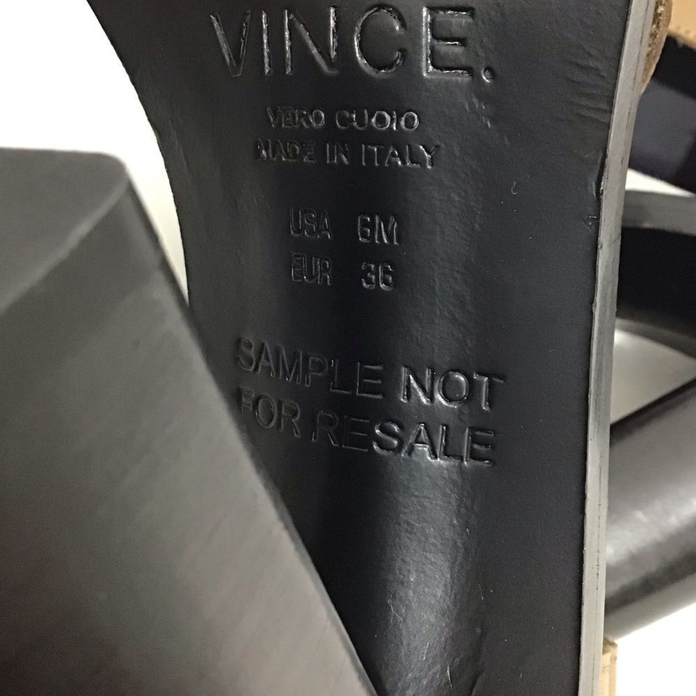 Vince Nelia Color Block High Heel Open Toe Open H… - image 3